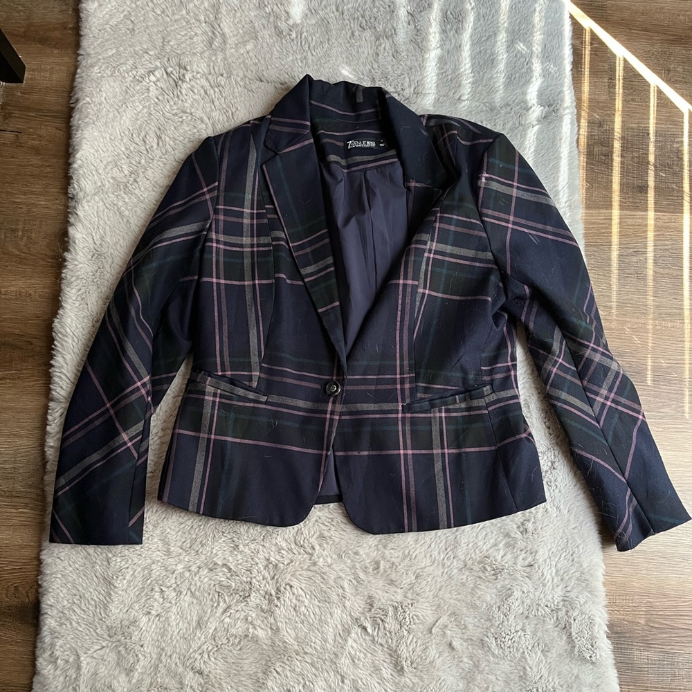 Plaid blazer